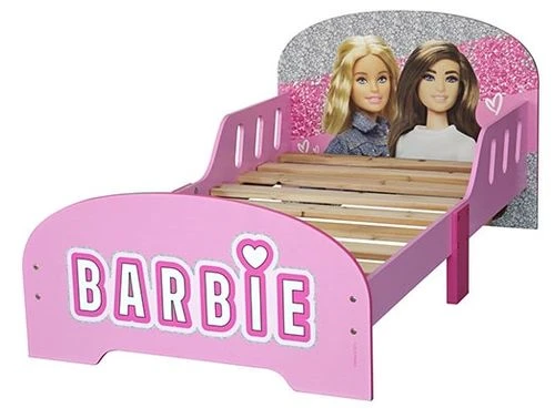 מיטת מעבר לילדים עם מגן ראש - ברבי