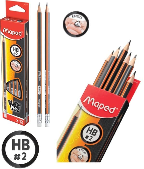 עפרונות אורטופדיים +מחק HB בעברית