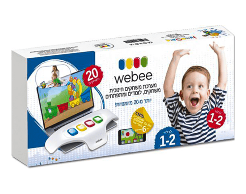webee young מערכת Webee יאנג מתאימה לקטנטנים בגלאי 1-2 ומתמקדת במיומנויות בסיס, פיתוח שפתי, קשר עין יד ועוד