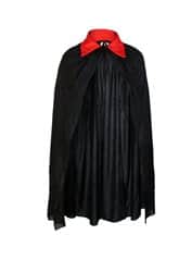 גלימה שחורה צווארון אדום 1.2 מ'