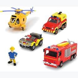 סמי הכבאי - 4 רכבי כיבוי עם דמות