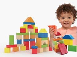 קוביות עץ 80 חלקים IAM