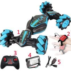 מכונית שלט התולעת - שלט + שעון