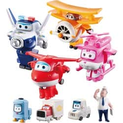 מארז 8 דמויות / רובוטים מטוסי על Super Wings דגם מארז דמויות?�