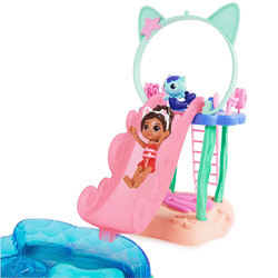 בית הבובות של גבי סט משחק הבריכה של גבי – GABBY’S DOLL HOUSE