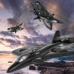 רחפן WIFI נטען בעיצוב מטוס קרב SKY SCENNER DRONE