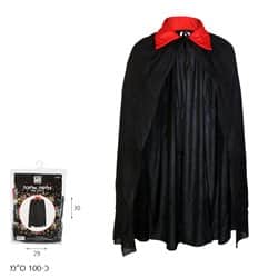 גלימה שחורה צווארון אדום 1.2 מ'