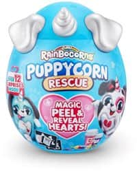 ביצת ריינבוקורן עם בובת כלבלב פרוותי עם 12 אביזרים והפתעות מעונה 5