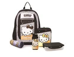 מארז גן גילי קל גב דגם הלו קיטי שחור/לבן 785168