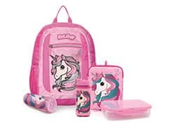 מארז גן גילי קל גב חד קרן פרפר - ורוד 785174