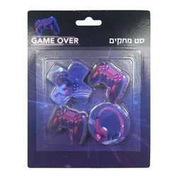 סט 4 מחקים צורניים דגם גיימינג 352636