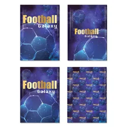 מארז 5 מחברות 14 שורות כדורגל 350083