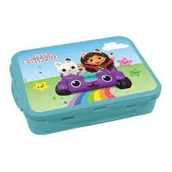 קופסת אוכל מחולקת 4 קליפסים בית הבובות של גבי 354241