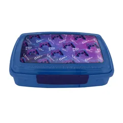 קופסת אוכל מחולקת 2 קליפסים גיימינג 354371