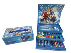 מזוודת צבעים סוניק נפתחת מגירות