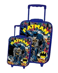 סט זוג מזוודות טרולי באטמן