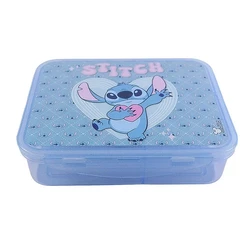 קופסת אוכל מחולקת 4 קליפסים לילו וסטיץ