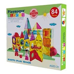 מגנטים לונה פארק 84 חלקים – playmager