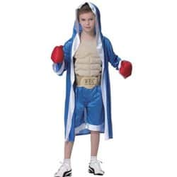 תחפושת מתאגרף כחול זהב