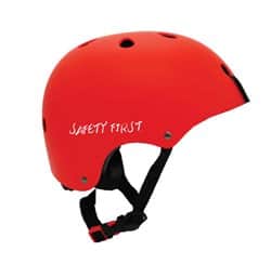 קסדה עם תאורת לד M- אדום IAM TOYS