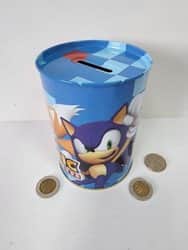 קופת חיסכון מתכת עגולה סוניק