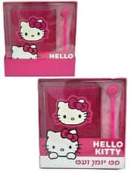 סט יומן ועט הלו קיטי