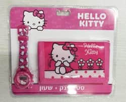 סט ארנק ושעון הלו קיטי