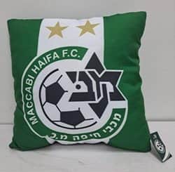 כרית מרובעת לוגו מכבי חיפה