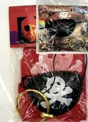 סט פיראט מעורב (בנדנה,עגיל ורטיה)