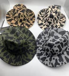 כובע קאובוי מנומר - מעורב צבעים