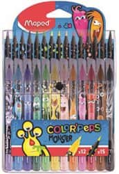 סט 15 צ.עפרון מפלצות 12+טושים א.חסכון