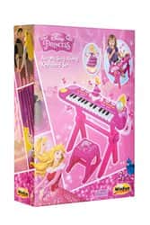 אורגן אלקטרוני נסיכות + מיקרופון, סטנד וכיסא - דיסני