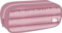 קלמר 2-תאים ורוד פסים INWAY 307141