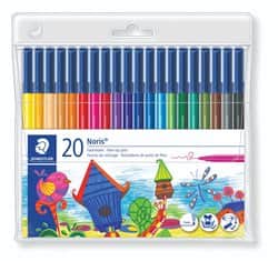 חבילת טושים סטדלר 20 צבעים STAEDTLER Noris