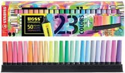 סט 23 מרקרים סטבילו כולל מעמד לשולחן