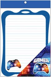 לוח כתיבה דו-צדדי כולל טוש שחור + ראש מחק 305223