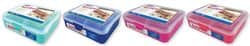 קופסת אוכל פתיחה בחזית 1400 מ"ל (4 צבעי פסטל) 301280