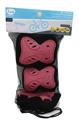 סט מגיני ברכיים, ידיים ומרפקים ורוד