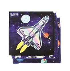 מארז 3 מפיות אוכל דגם חלל 91401