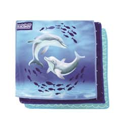 מארז 3 מפיות אוכל דגם דולפינים עולם המים 91404